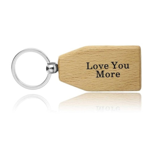 Family Presents Wooden Keychains - BigBeryl