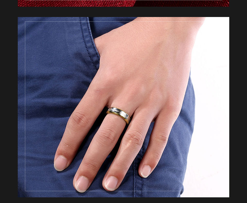 Couples Promise Rings Set of 2 - BigBeryl