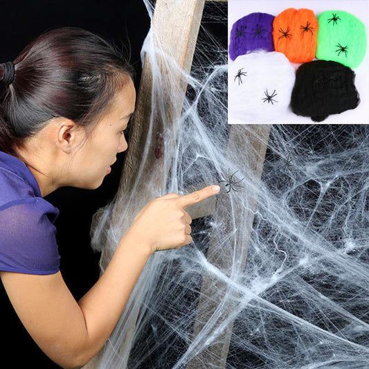 Halloween Decorations Scary Spider Webs Props - BigBeryl