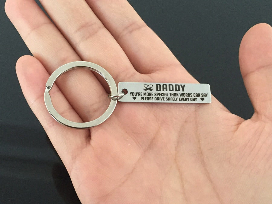 DADS ARE SPECIAL Engraved Key Chain - BigBeryl