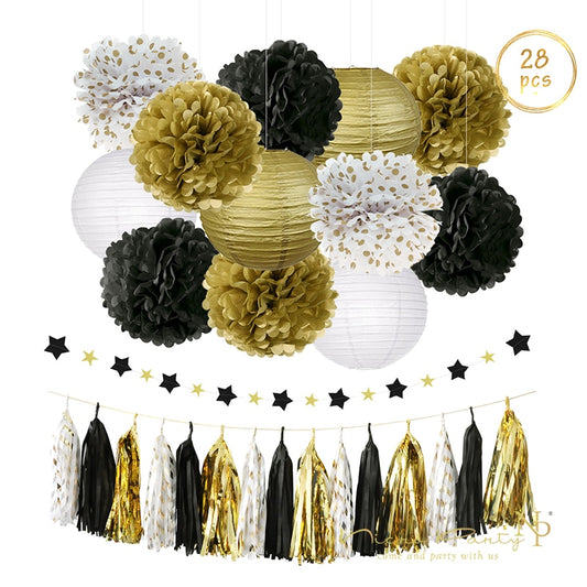 Graduation Party Decoration Kit - 28 PCs - BigBeryl