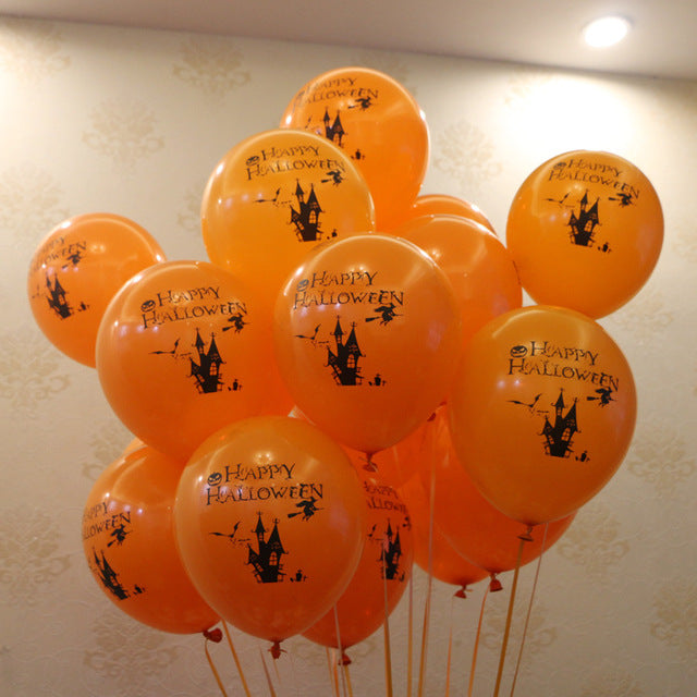 Halloween Latex Balloons Party Decorations 10 Pcs/Set - BigBeryl