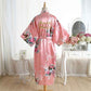Bride And Bridesmaid Bridal Party Floral Kimono Robes - BigBeryl