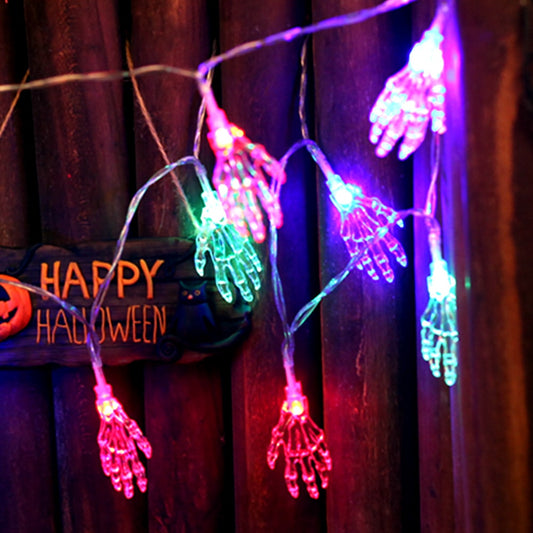 Scary Outdoor Halloween String Lights - BigBeryl