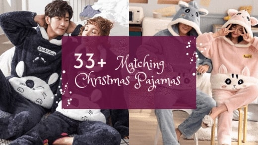 40+ Cute Matching Christmas Pajamas For Couples