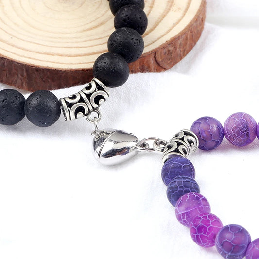 Magnetic Distance Bracelets With Heart