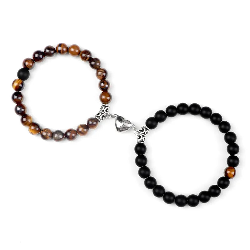 Magnetic Distance Bracelets With Heart