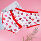 Cute Cotton Matching Couple Underwear & Briefs Set