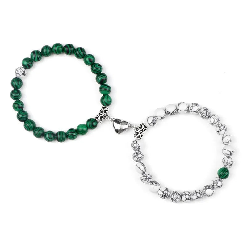 Magnetic Distance Bracelets With Heart