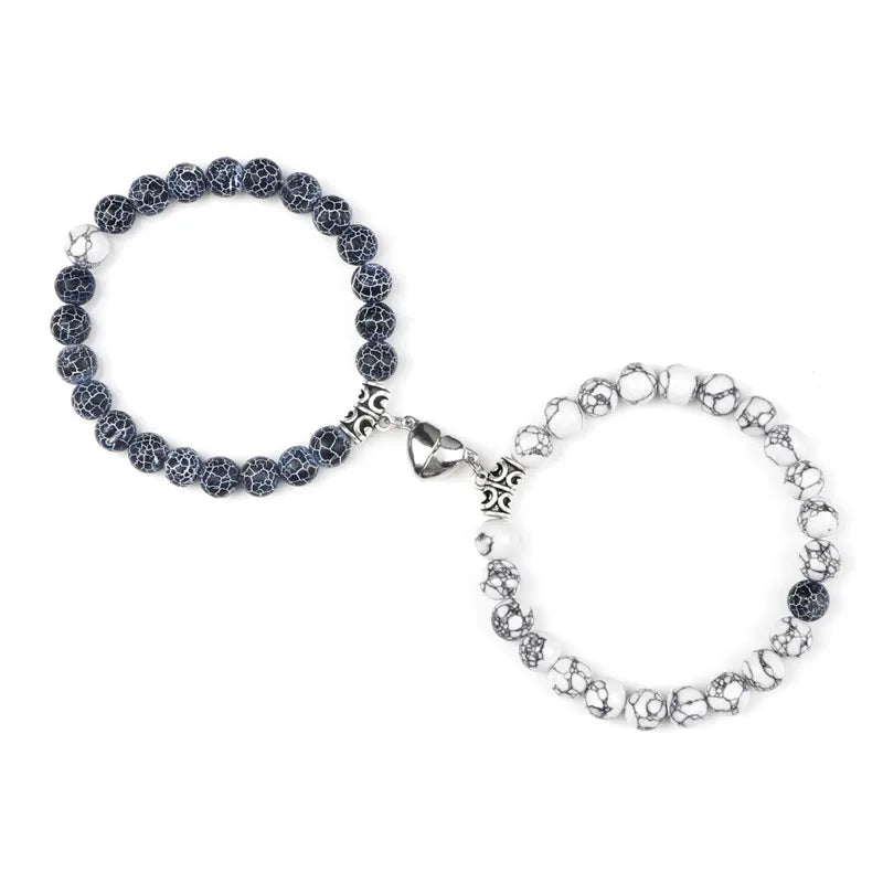 Magnetic Distance Bracelets With Heart