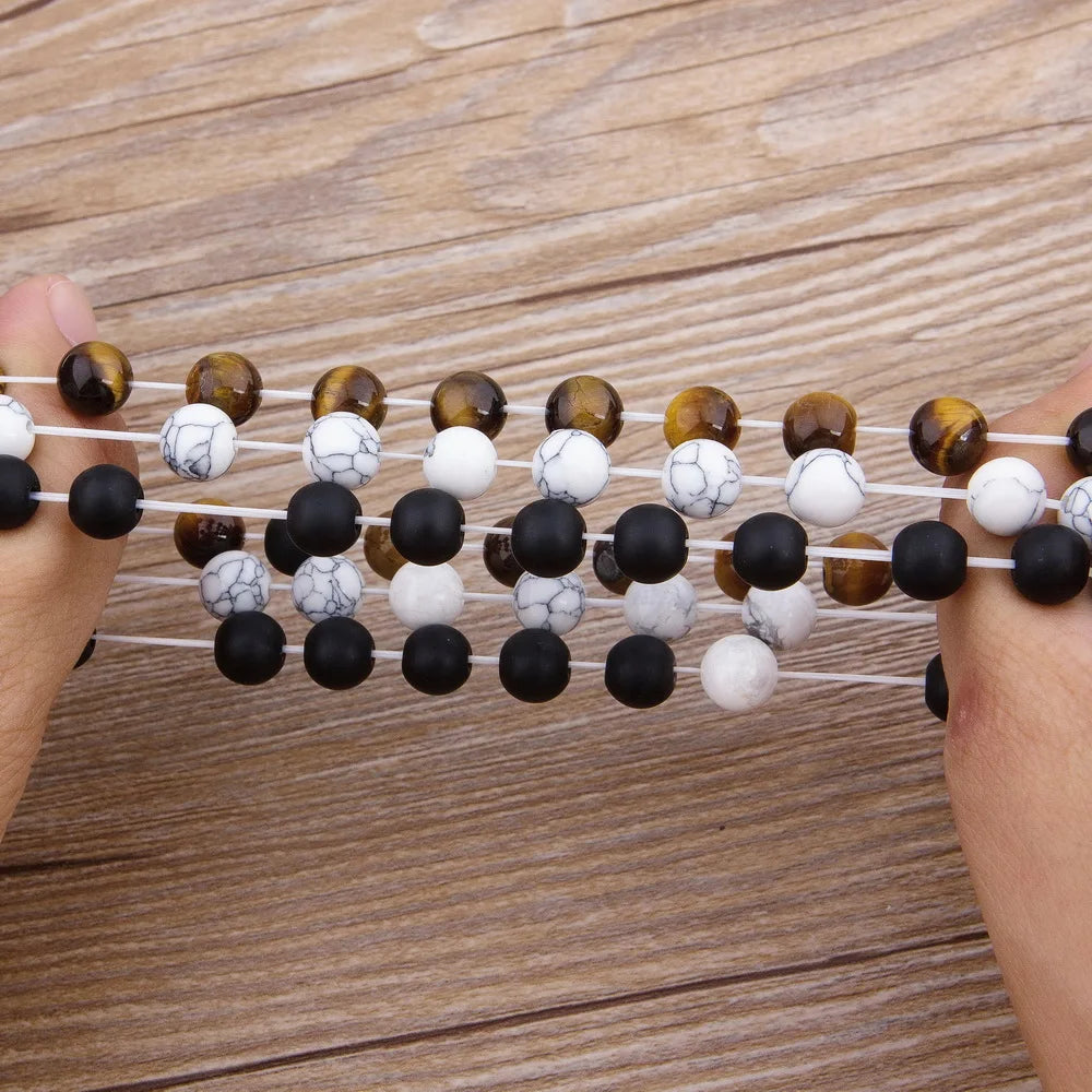 King and Queen Crown Bracelets for Couples [Set of 2]