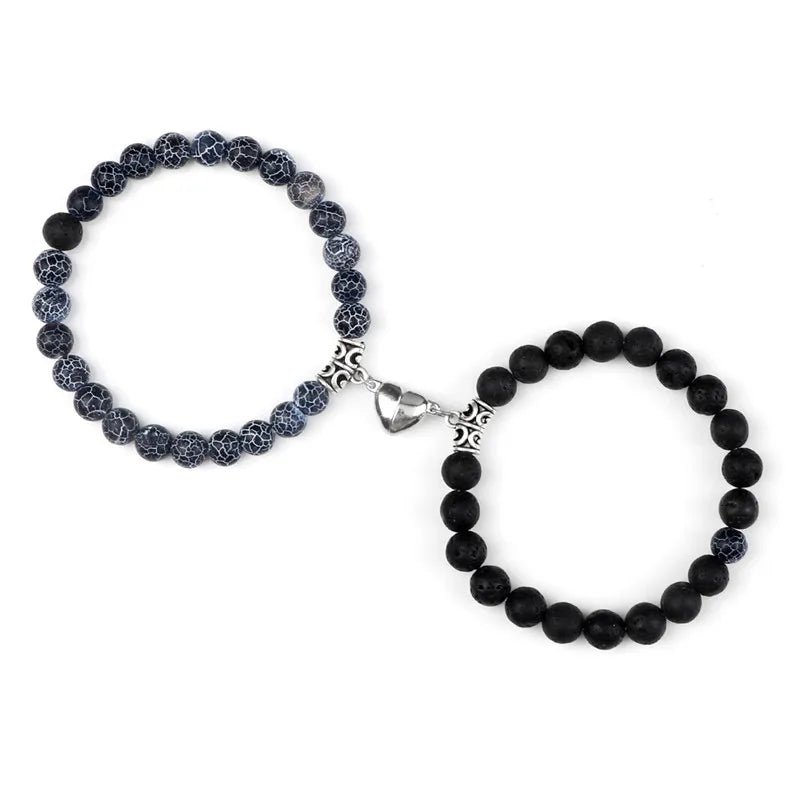 Magnetic Distance Bracelets With Heart