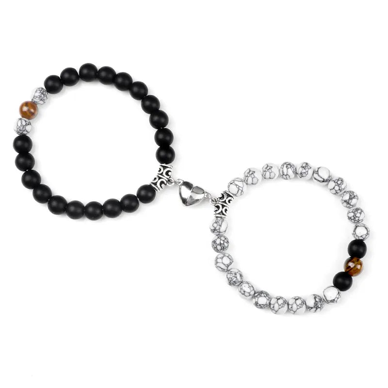 Magnetic Distance Bracelets With Heart