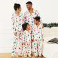 Christmas Theme Print Family Matching PJs