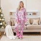 Pink & Blue Coordinating Family Christmas Pajamas