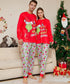 Cute Cartoon Christmas Matching Family Outfits