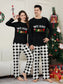 We Are Family Plaid Christmas Pajamas