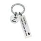 Drive Safe Keychain With Custom Initials Charm