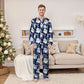 Pink & Blue Coordinating Family Christmas Pajamas
