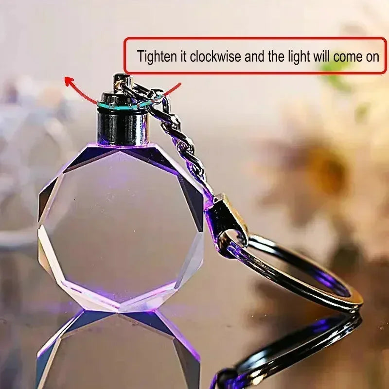 Personalized Photo Keychain with LED