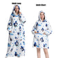 Cute Animal Prints Wearable Blanket Hoodie