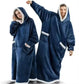 Thick Cozy Blanket Hoodie With Pockets