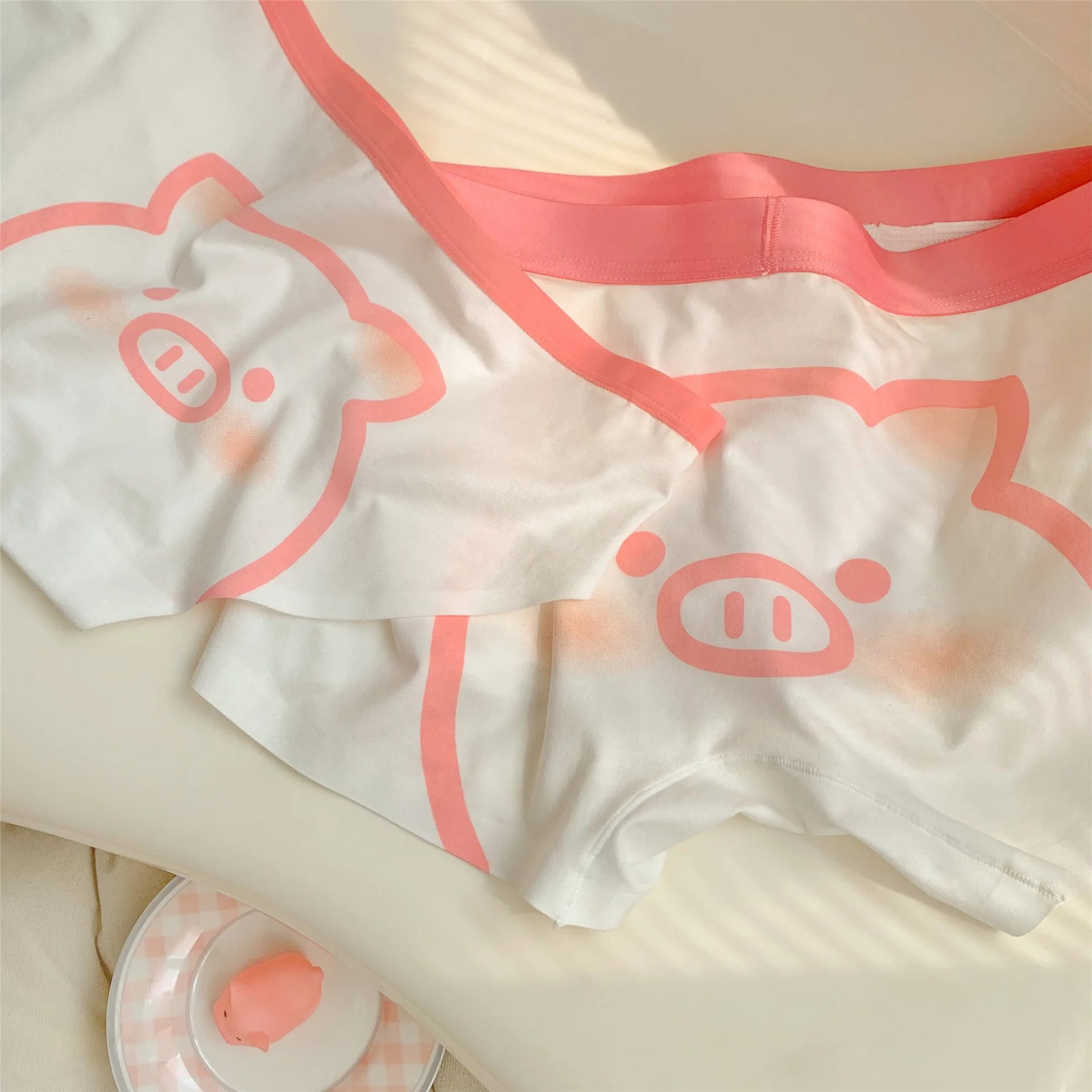 Kawaii Pig Matching Couple Underwear BigBeryl