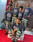 Green Merry Christmas Elk Family Pajamas