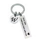 Drive Safe Keychain With Custom Initials Charm