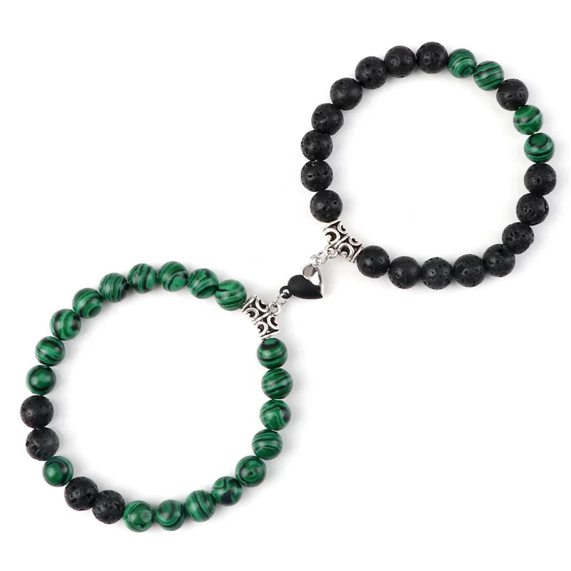 Magnetic Distance Bracelets With Heart