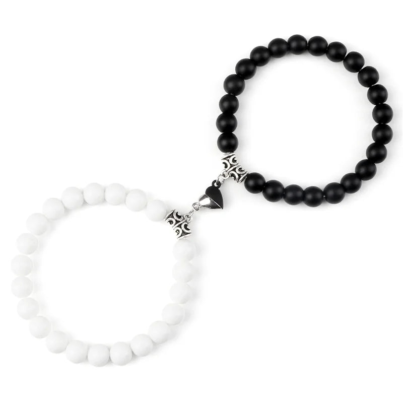 Magnetic Distance Bracelets With Heart