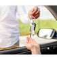 Drive Safe Keychain With Custom Initials Charm