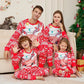 Santa's Reindeers Matching Family Holiday Pajamas