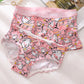 Kawaii Matching Ice Silk Couple Underwear