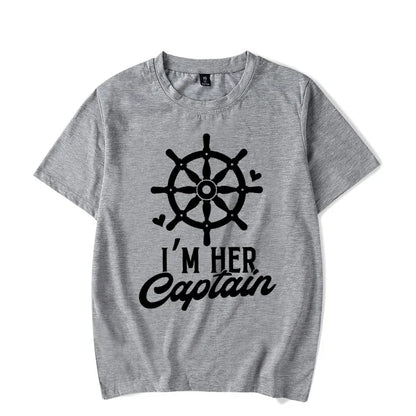 Unique His anchor her captain Matching Couples T Shirt