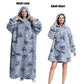 Cute Animal Prints Wearable Blanket Hoodie