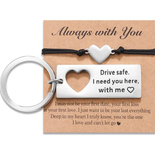 Drive Safe Keychain Gift For Boyfriend
