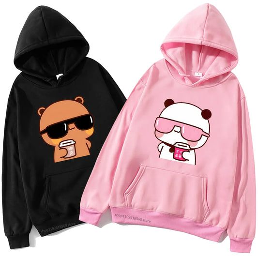 Cute Matching Bear Hoodies for Couples