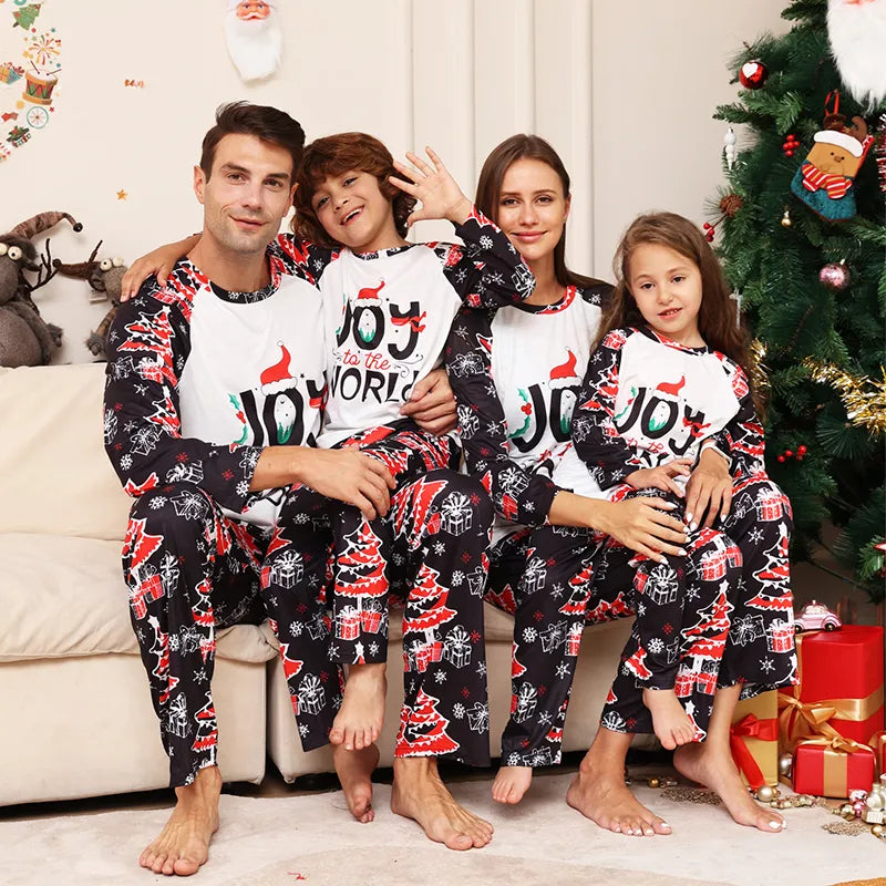 Joy To The World Matching Christmas Pajamas