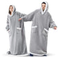 Thick Cozy Blanket Hoodie With Pockets