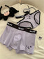 Aesthetic & Luxury Matching Couple Underwear Set