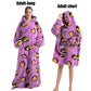 Cute Animal Prints Wearable Blanket Hoodie