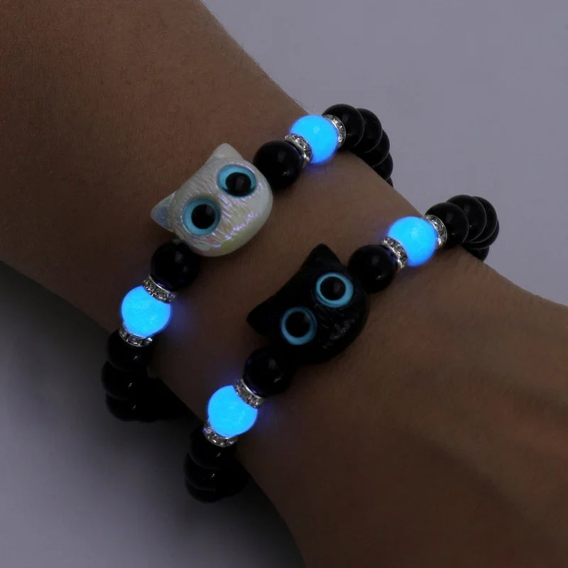 Cute Dragon Glow in the Dark Matching Bracelets & Necklaces