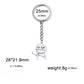 Middle Finger Funny Keychain