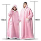 Thick Cozy Blanket Hoodie With Pockets