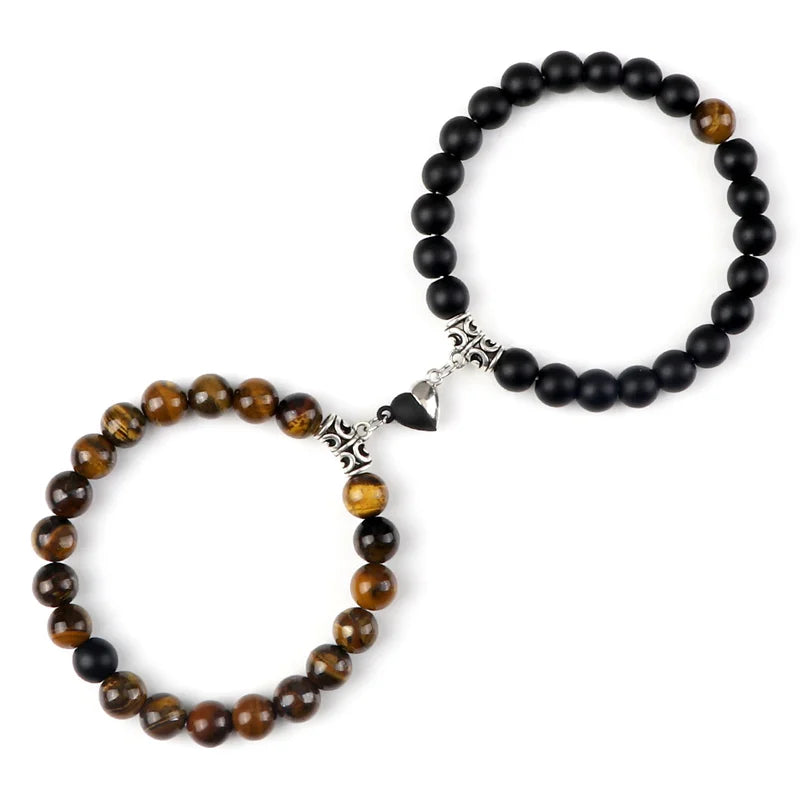 Magnetic Distance Bracelets With Heart