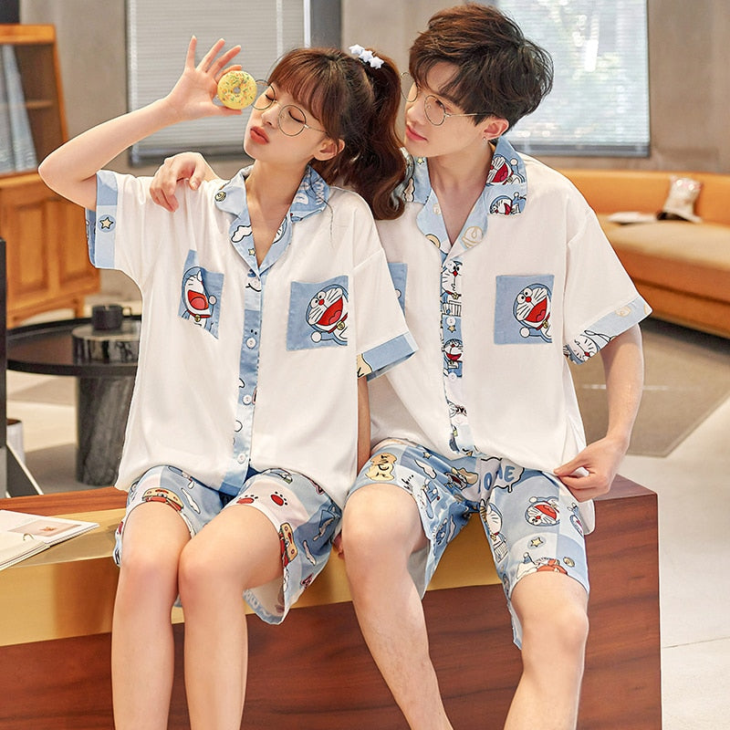 Anime Couple Pajama Sets Matching - BigBeryl