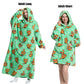 Cute Animal Prints Wearable Blanket Hoodie