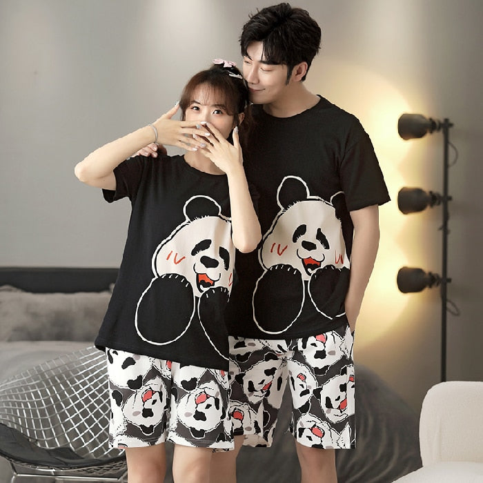 Kawaii Summer Couple Pajamas Sets