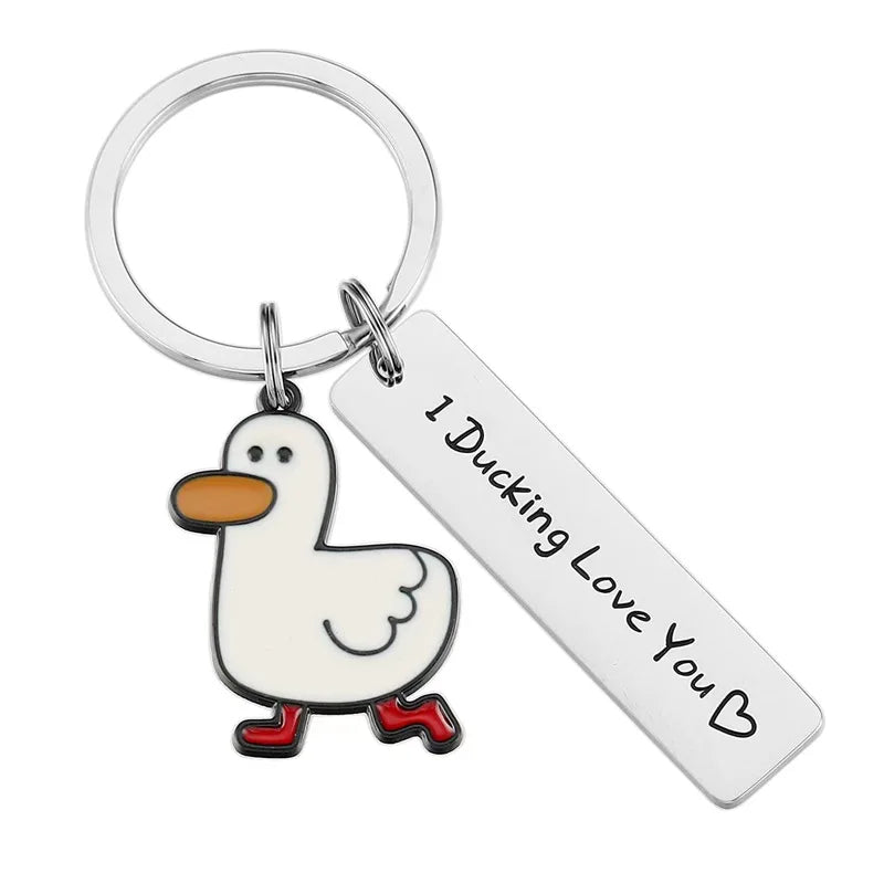 I Ducking Love You Keychain BigBeryl